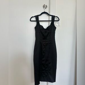 Karen Millen Satin Cocktail dress with bow detail